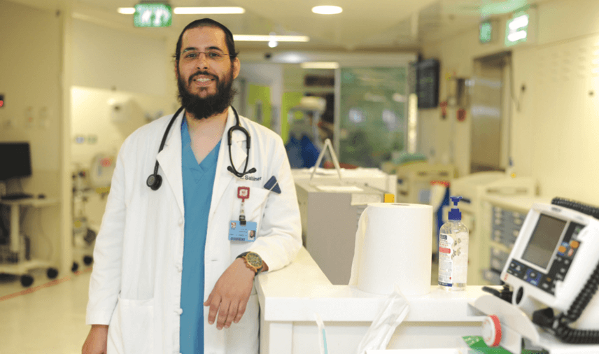 Yehuda Sabiner: Doctor in training (RAMI SHLUSH / TECHNION)