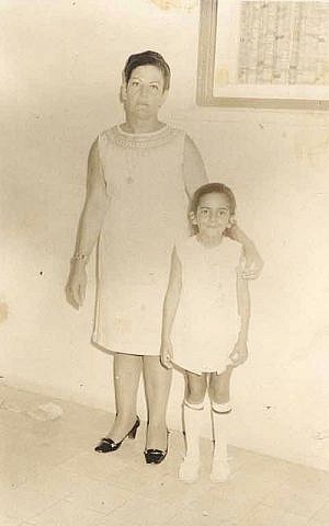 Prof. Marcelle Machluf, right, with her mother Alice Abitbole (Courtesy)