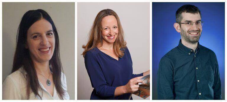 Profs. Einat Heyd-Metzuyanim, Ayelet Baram-Tsabari and Aviv J. Sharon